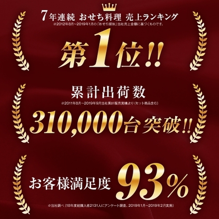 ≪早期特典付≫ベルーナオリジナルおせち結〈和三段重〉と数の子松前セット【１２月２９日お届け】
