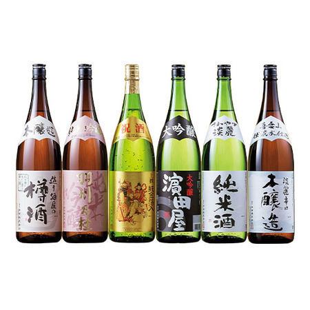 謹賀　地酒蔵浜田飲つくし一升瓶６本