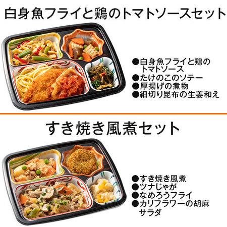 宅菜便　おふくろ御膳（お試し版Ｂセット）　７日前後お届け