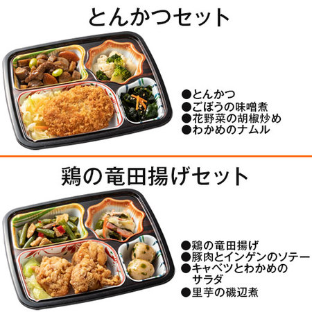 宅菜便　おふくろ御膳（お試し版Ｂセット）　７日前後お届け