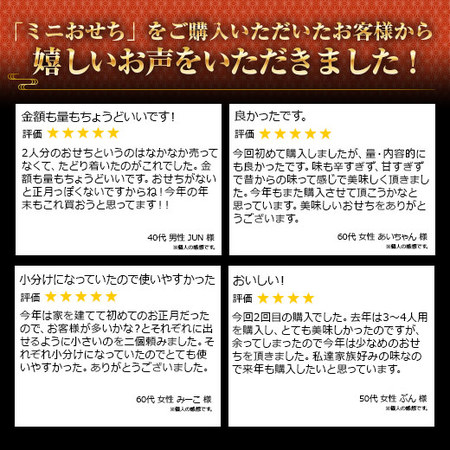 ベルーナオリジナルミニおせち（二段用）２個セット　１２月２９日お届け