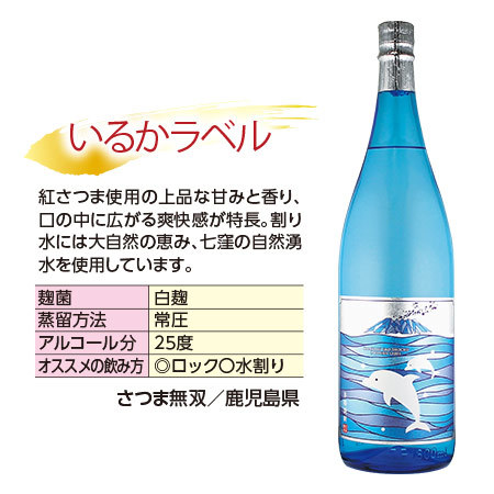 鹿児島５蔵夏の芋焼酎飲みくらべ一升瓶５本組