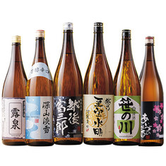 ≪約３８％ＯＦＦ！≫本場新潟・東北の地酒飲みくらべ一升瓶６本組【第２弾】