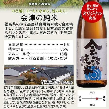 ≪約２７％オフ！≫特割！５酒蔵の純米酒飲みくらべ一升瓶５本組