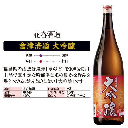 特割！5酒蔵の大吟醸飲みくらべ一升瓶5本組【第11弾】 - 食品通販