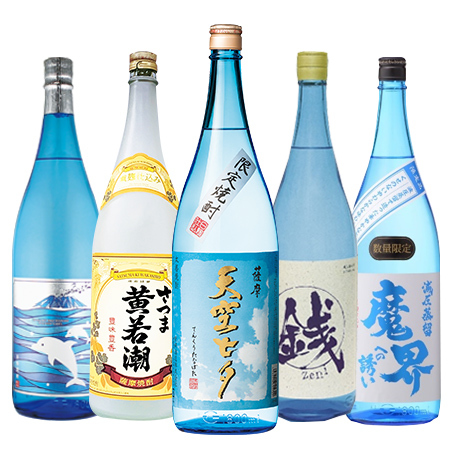≪季節限定焼酎在庫販売≫九州５蔵夏芋焼酎飲みくらべ一升瓶５本組