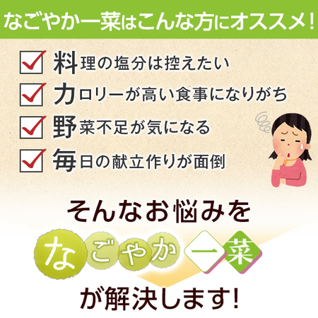 宅菜便　なごやか一菜お試し１５食セット