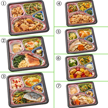 ≪ネット限定★特別セット≫１週間お試し和風のワンプレートおかず７食