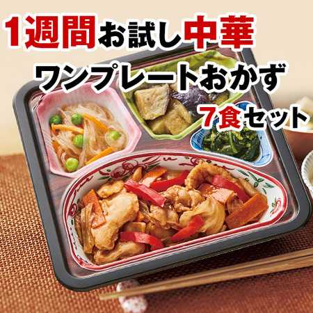 ≪ネット限定★特別セット≫１週間お試し中華のワンプレートおかず７食