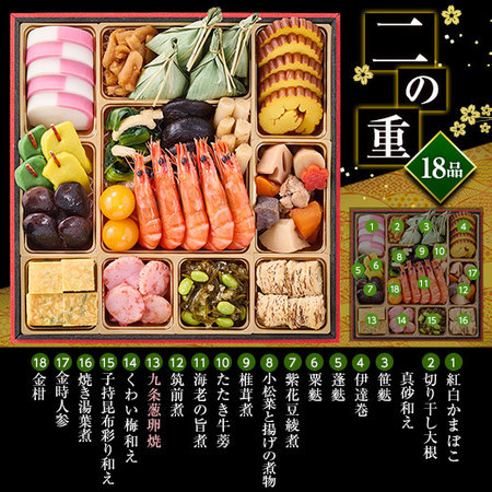 ベルーナオリジナルおせち絆（８．５寸和洋中三段重）＋うなぎめし　１２月２９日お届け