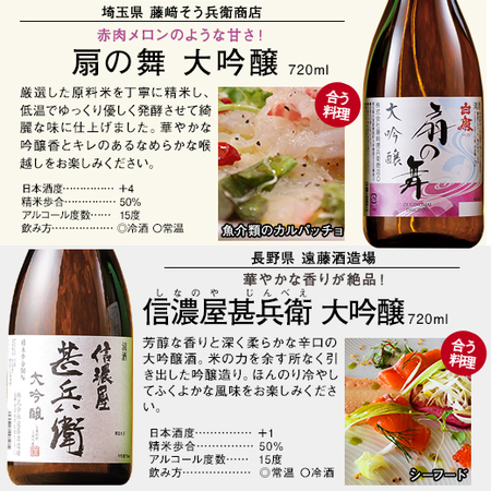 特割！全国１２酒蔵の大吟醸飲比１２本