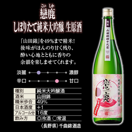 ≪２１％ＯＦＦ≫しぼりたて純米大吟醸生原酒飲みくらべ一升瓶３本組