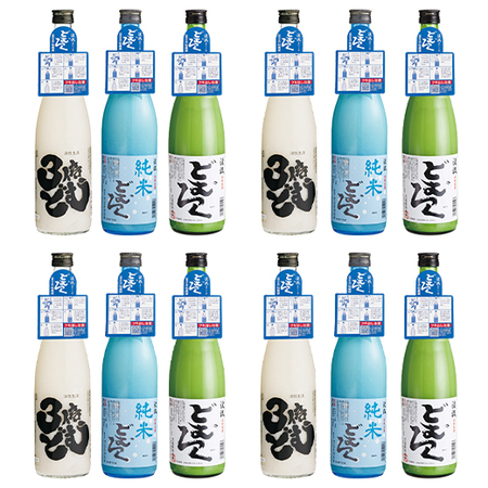 渓流どむろく・純米どむろく・３倍どむ（１２本組）