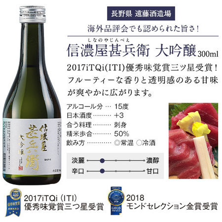 全国名門５酒蔵飲みくらべギフトセット＜第３弾＞【父の日お届け】