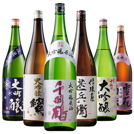 ≪５２％ＯＦＦ！！≫特割！６酒蔵の大吟醸飲みくらべ一升瓶６本組【第４弾】