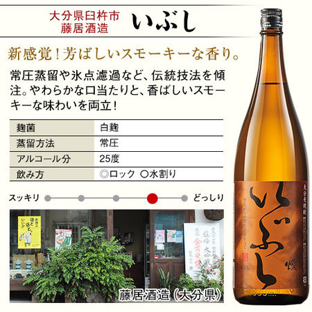 ≪５２％ＯＦＦ！！≫特割！大分・壱岐の六蔵　麦焼酎飲みくらべ一升瓶６本組