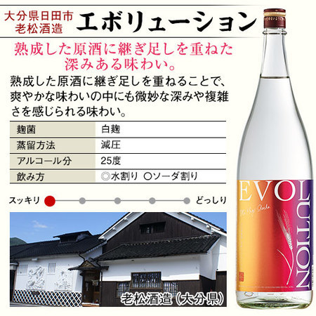 ≪５２％ＯＦＦ！！≫特割！大分・壱岐の六蔵　麦焼酎飲みくらべ一升瓶６本組