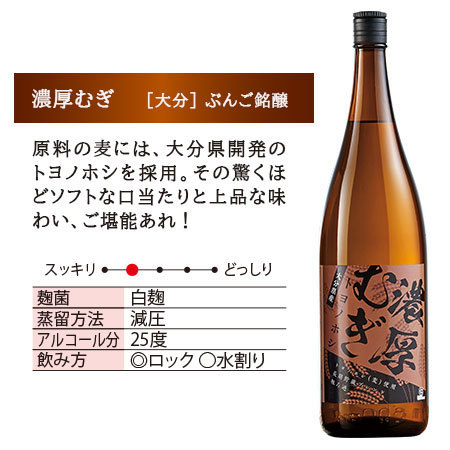 ≪５４％ＯＦＦ！≫特割！大分・壱岐の五蔵　麦焼酎飲みくらべ一升瓶５本組【第２弾】