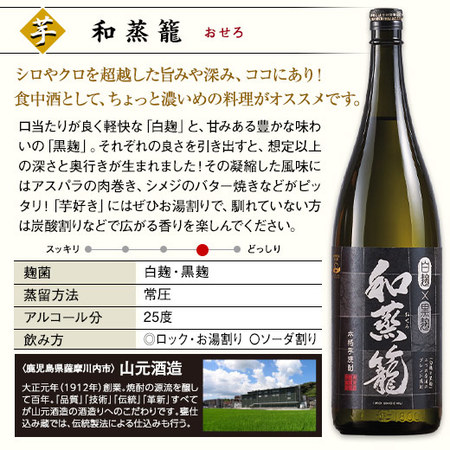 ≪５１％ＯＦＦ！≫特割！九州六蔵いも・麦・米焼酎飲みくらべ一升瓶６本組【第３弾】