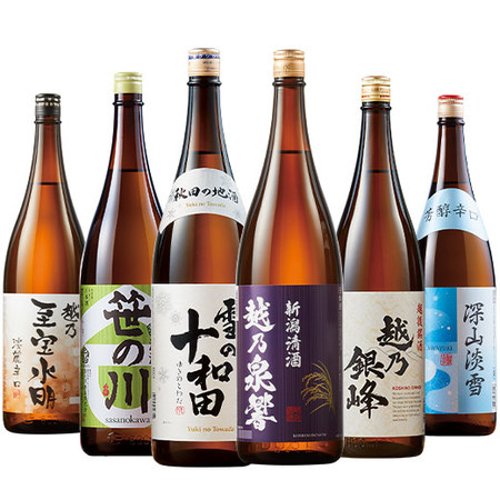 ≪４６％ＯＦＦ！≫特割！本場新潟・東北の地酒飲みくらべ一升瓶６本【第５弾】