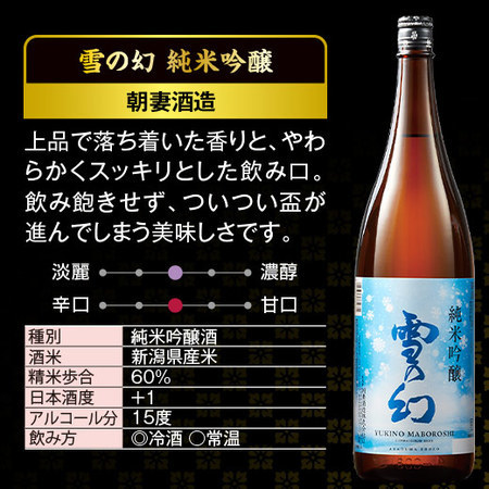 ≪５３％ＯＦＦ！≫特割！越乃六蔵純米吟醸飲みくらべ一升瓶６本組