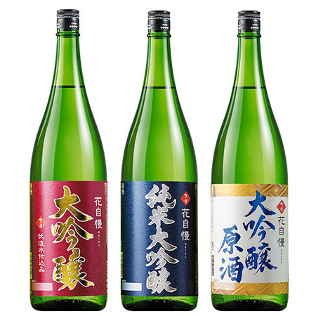 ≪４１％ＯＦＦ！≫特割！地酒蔵の３種飲みくらべ一升瓶３本組（京姫酒造）