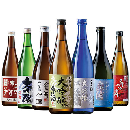 ≪４９％ＯＦＦ！≫特割！全国７酒蔵の大吟醸原酒飲みくらべ７本組