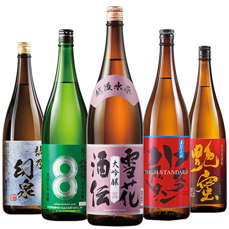 ≪５０％ＯＦＦ！≫日本酒・焼酎おすすめ飲みくらべ一升瓶５本組