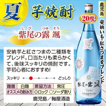 鹿児島・宮崎５蔵の夏芋焼酎飲みくらべ一升瓶５本組【第２弾】