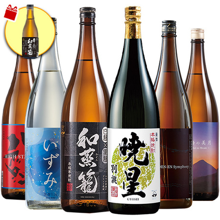 ≪プレゼント付！５１％ＯＦＦ！！≫特割！薩摩六蔵いも焼酎飲みくらべ一升６本組【第２弾】