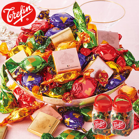≪ＶＤお届け≫トレファン１ｋｇたっぷりチョコ＆タフィ２箱