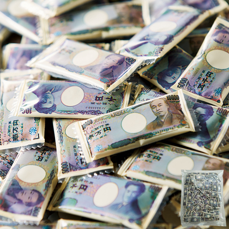 ≪ＷＥＢ限定★在庫販売９９７円引き≫お徳用！ミニミニお札チョコ【【５日前後お届け】