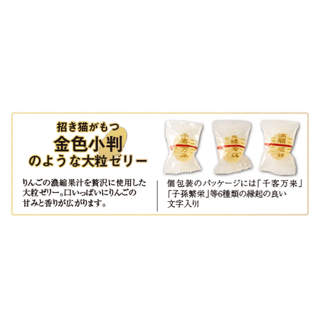 ≪ＷＥＢ限定★約５１％オフ！在庫販売！≫まねきねこ小判ゼリー２袋セット【５日前後お届け】