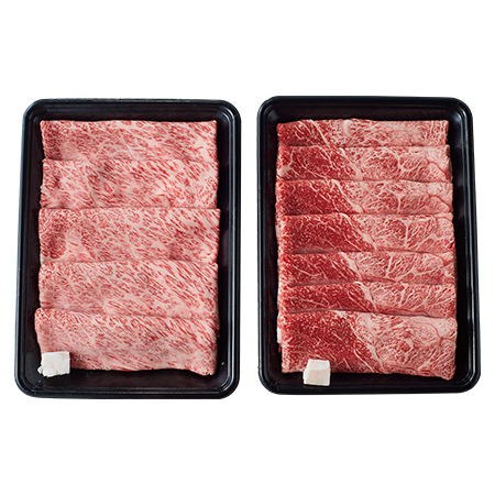 仙台牛すき焼き食べ比べ　計６５０ｇ