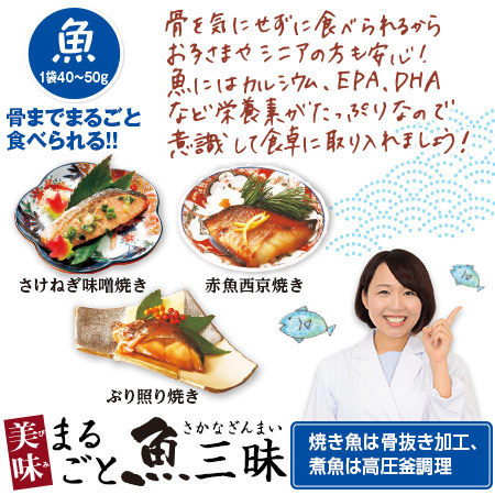 美味まるごと魚三昧２０袋版。