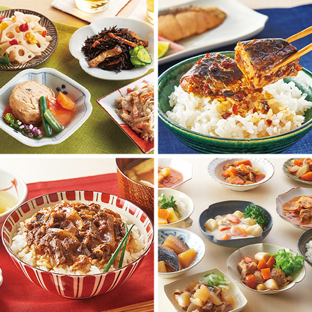 彩野菜１０種魚と肉と常温小鉢