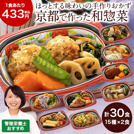 宅菜便　はんなり一菜お試し３０食Ａセット