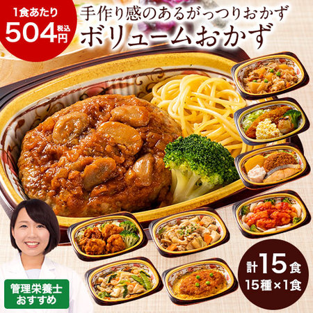 宅菜便　ぬくもり一菜お試し１５食セット