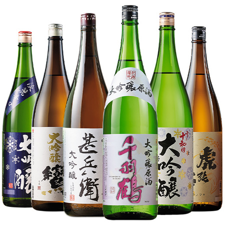 特割！６酒蔵の大吟醸飲みくらべ一升瓶６本組＜第５弾＞