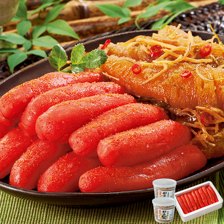 ≪お歳暮ギフト≫博多の味辛子明太子と数の子松前１