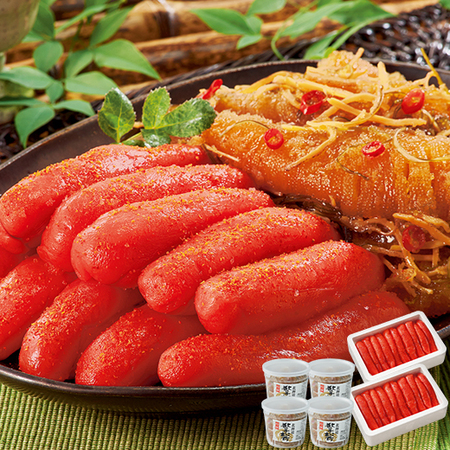 ≪お歳暮ギフト≫博多の味辛子明太子と数の子松前２