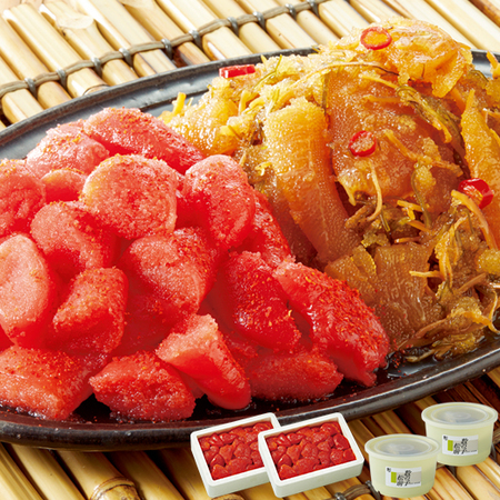 ≪お歳暮ギフト≫博多の味辛子明太子と数の子松前４