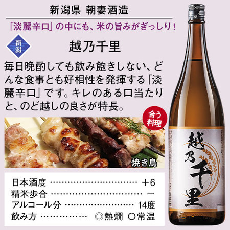 特割！全国の地酒飲み比べ一升瓶６本組