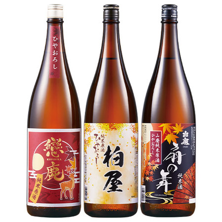 ひやおろし純米原酒飲みくらべ一升瓶3本組