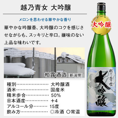 家呑み応援！新潟地酒飲みくらべ一升瓶5本組【第４弾】