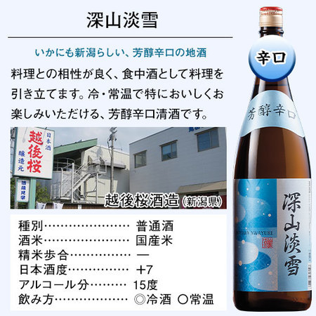 家呑み応援！新潟地酒飲みくらべ一升瓶5本組【第４弾】