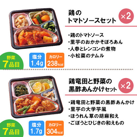 宅菜便　からだ想いのはれやか御膳20食（お試しAセット）