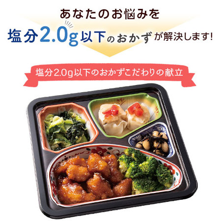 宅菜便　塩分2.0ｇ以下のおかず20食（20種×1食）