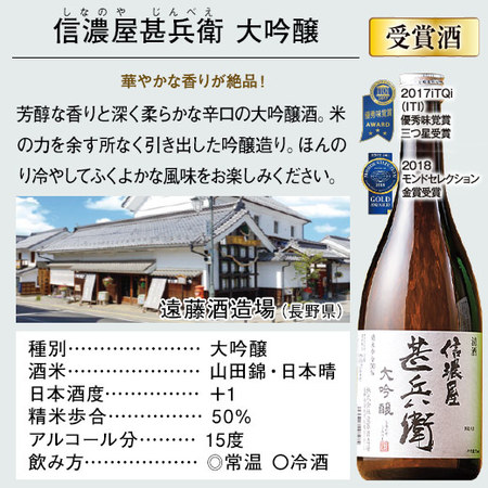 全国５酒蔵巡り！日本酒３種飲みくらべ５本組＜第３弾＞【父の日お届け】