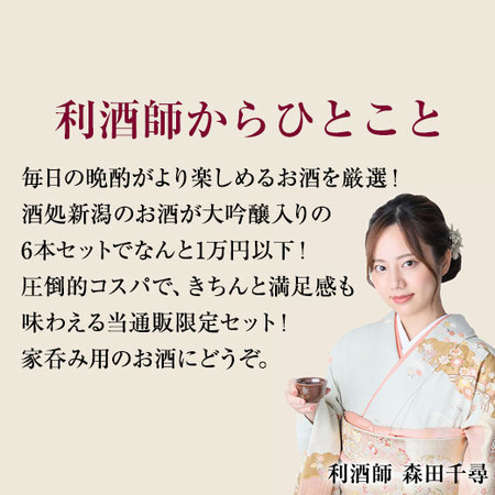 大吟醸入！新潟地酒飲比一升５本+１本増量